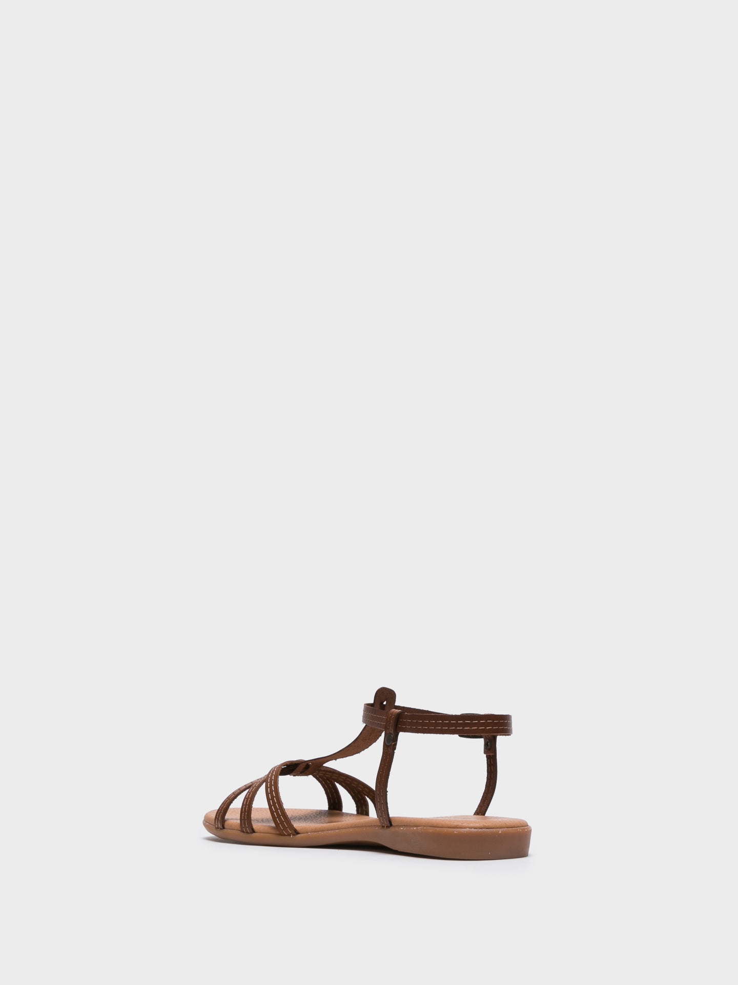 Foreva Sandálias com Tira no Calcanhar em Castanho